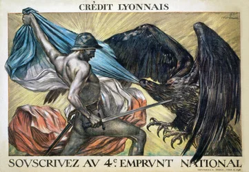 Crédit Lyonnais. Subscribe to the 4th National Loan, 1918